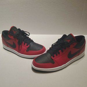 Nike Air Jordan 1 Retro Low Bred Black White Toe